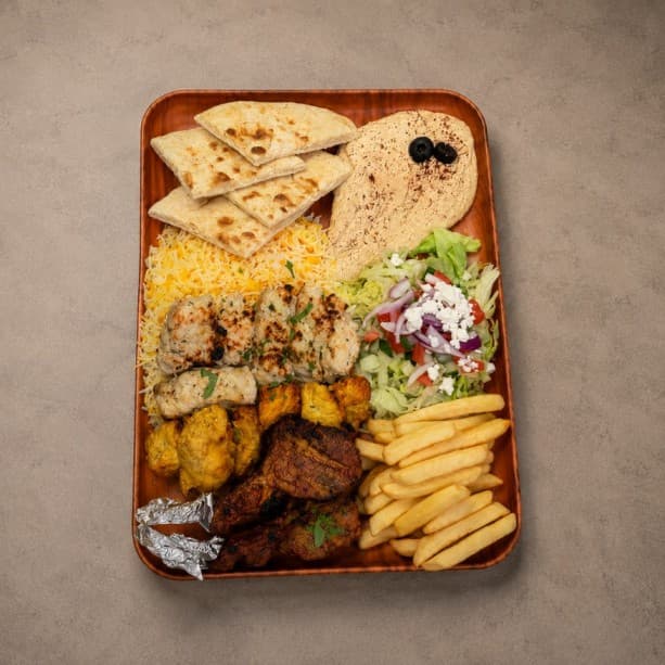 3 Skewer Platter (Select Any Meat)